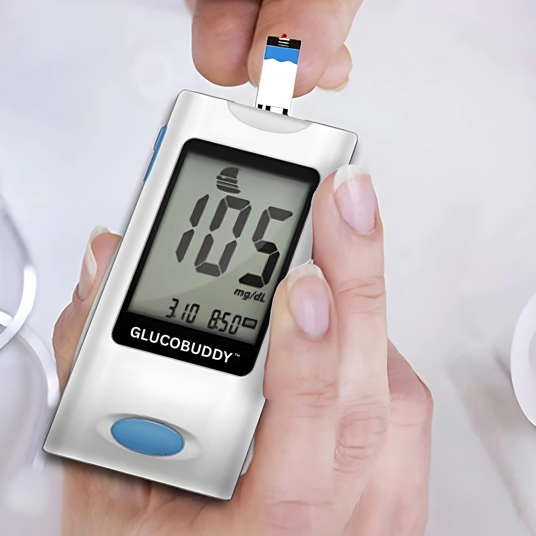 SS-RGB GlucoBuddy AC-300 – Blood Glucose Monitoring System (Free 10 Strips + 10 Lancets Included) - Image 4